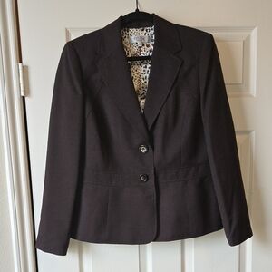 Kasper Dark Brown Blazer